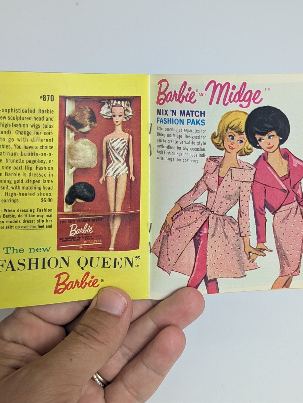 Vintage Barbie And Ken Barbies Boyfriend Midge 1962 Fashion Catalog Bundle - Picture 5 of 8